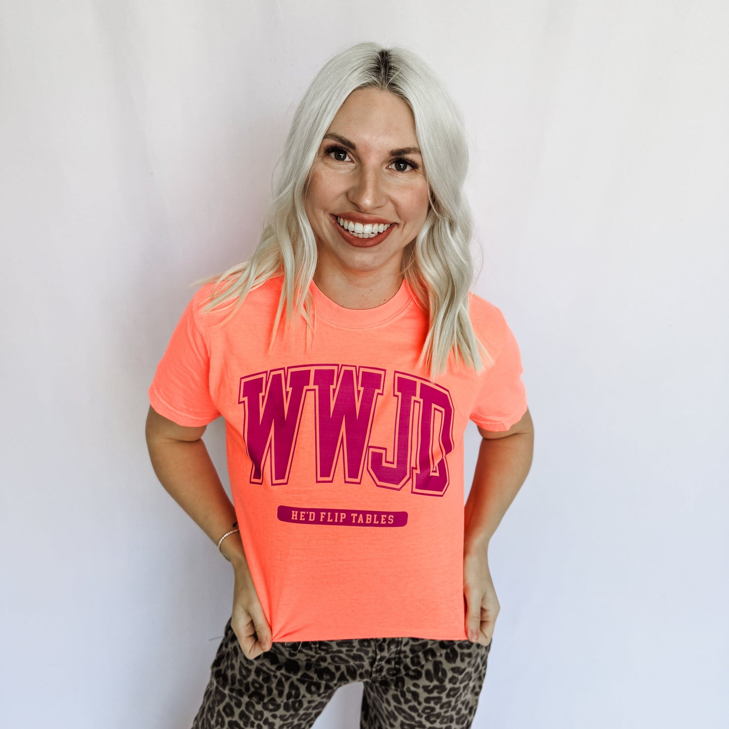 *WWJD Flip Tables Graphic Tee