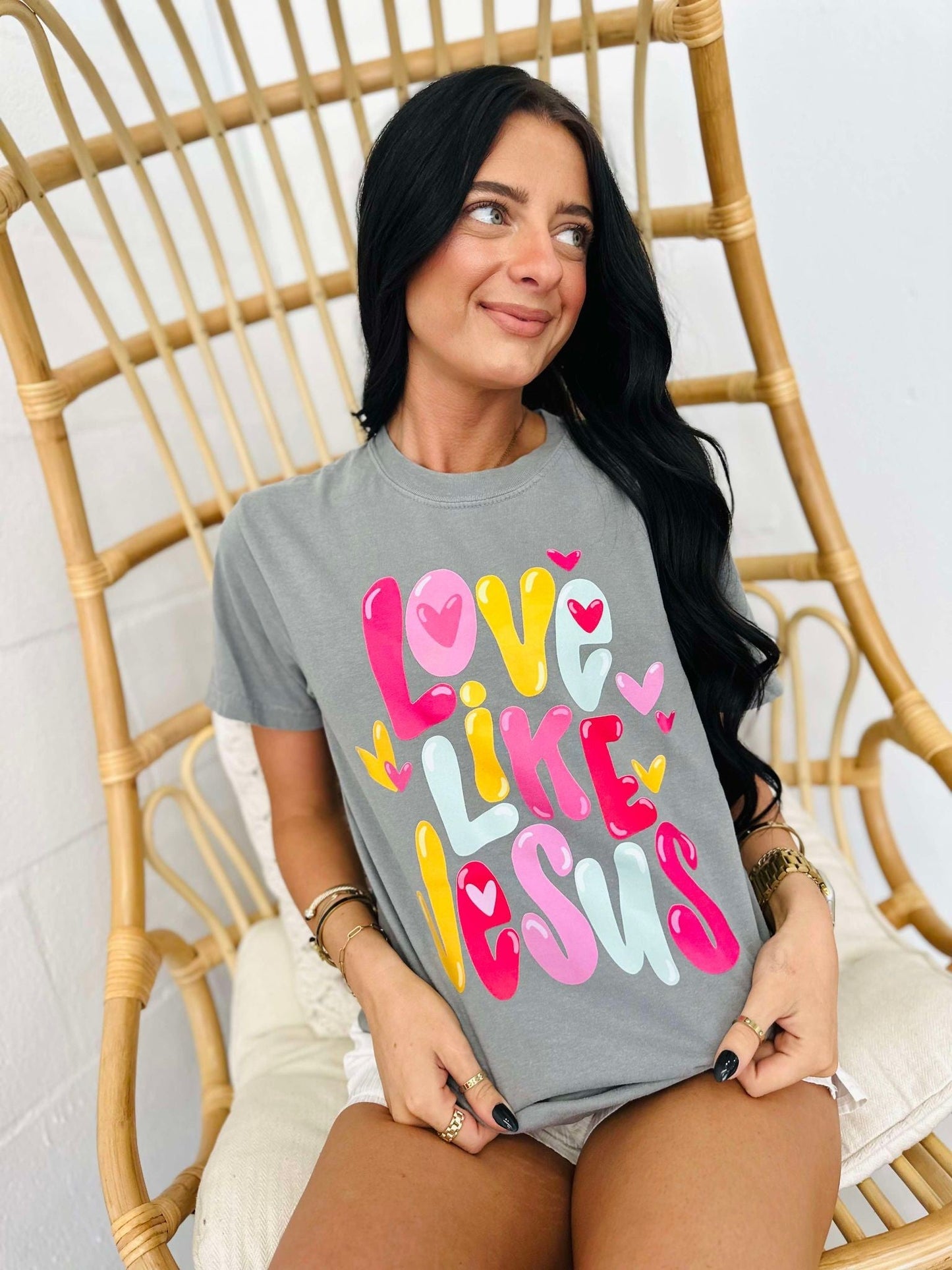 Love Like Jesus Bubble Graphic Tee
