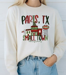 Small Town Holiday Graphic Tee or Sweatshirt