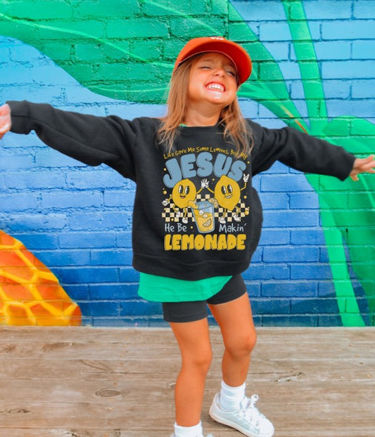 Jesus Makes Lemonade Graphic Faith Sweatshirt or Tee