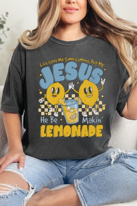 Jesus Makes Lemonade Graphic Faith Sweatshirt or Tee