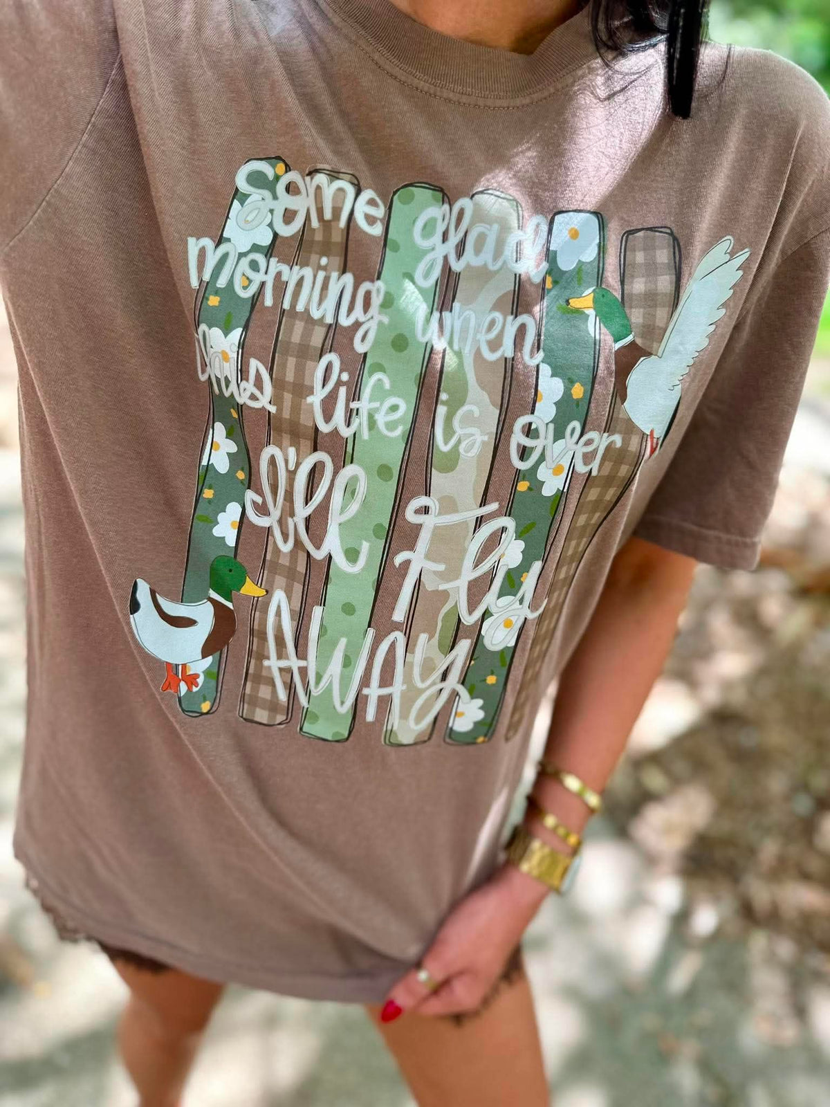 I'll Fly Away Mallard FAITH148 DTF Apparel