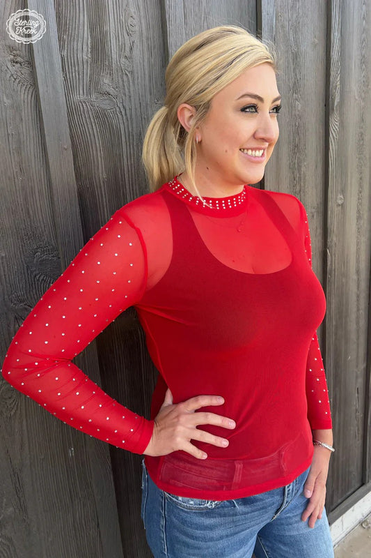 Ruby In The Sky Top (Mesh)