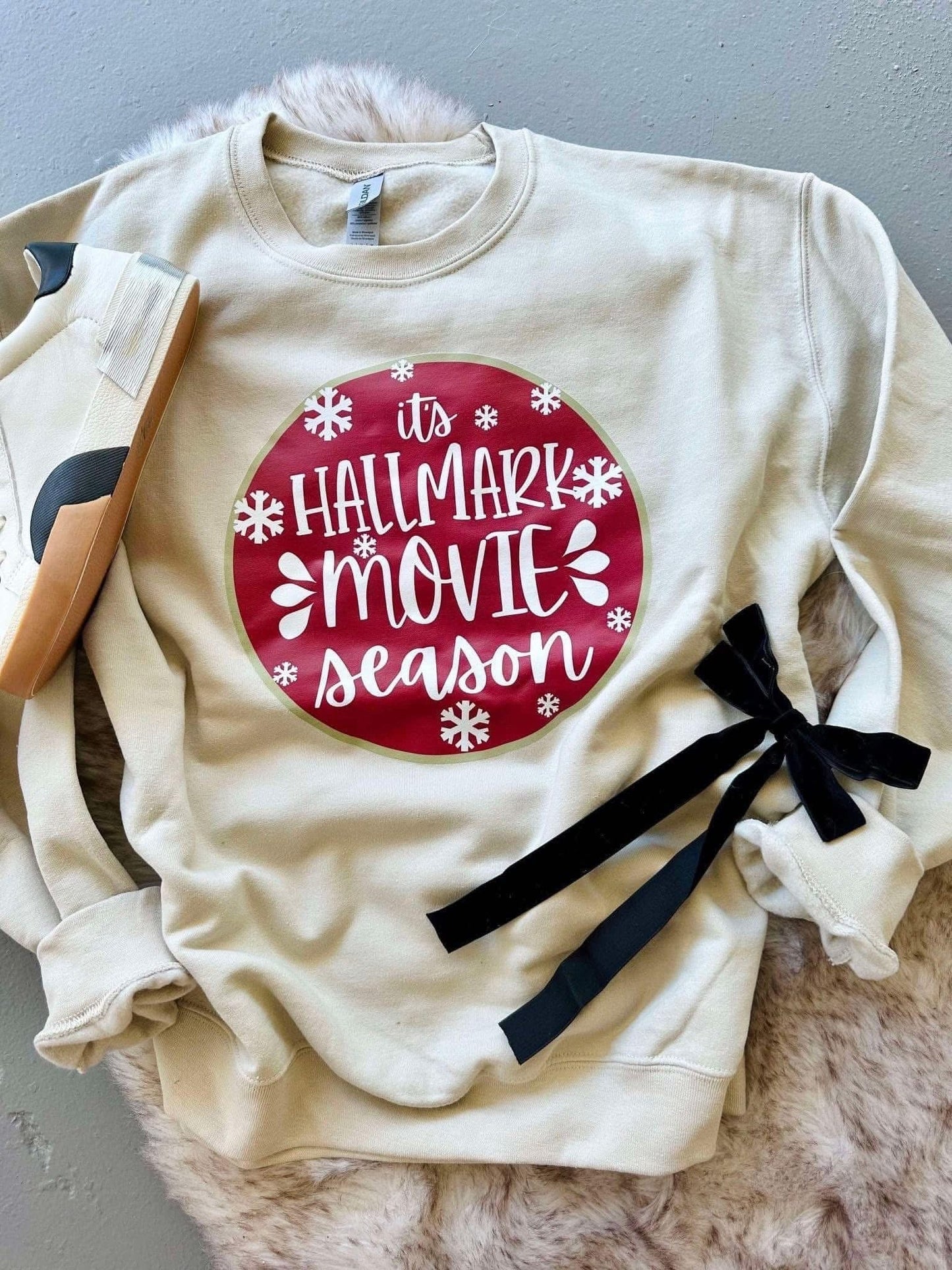 Hallmark Movie Season DTF Graphic Sweatshirt