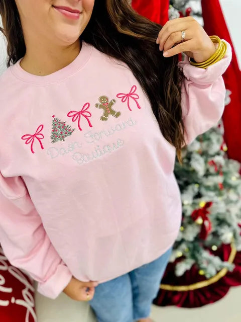 Cute Christmas Coquette CMAS81 Custom Boutique Top
