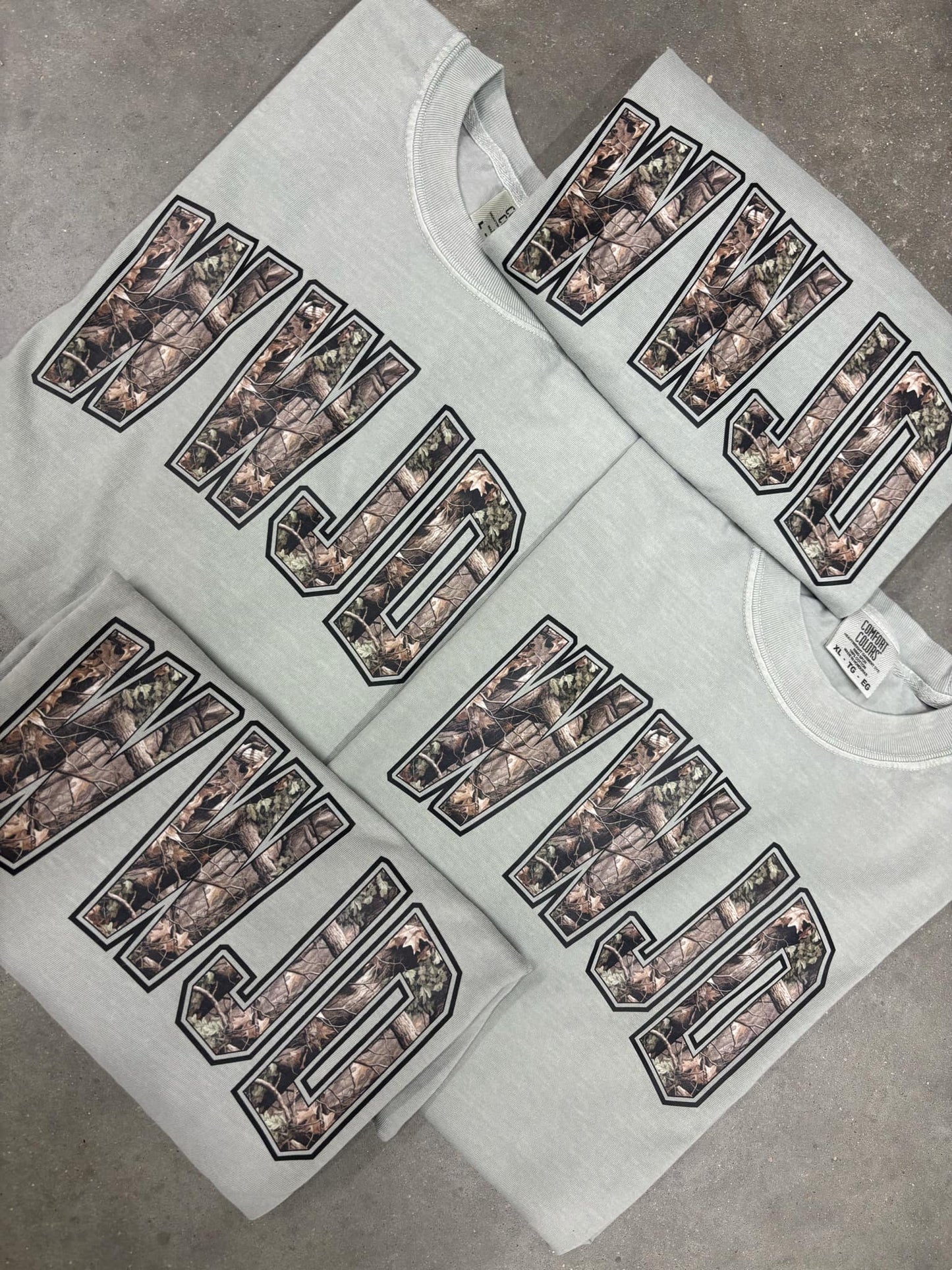 WWJD CAMO - RTS- FINAL SALE